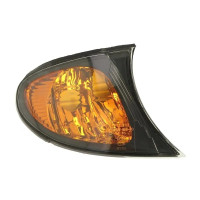 Покажчик повороту правий BMW 3 E46 01-06 (Depo) жовтий, чорна вставка 63136910980