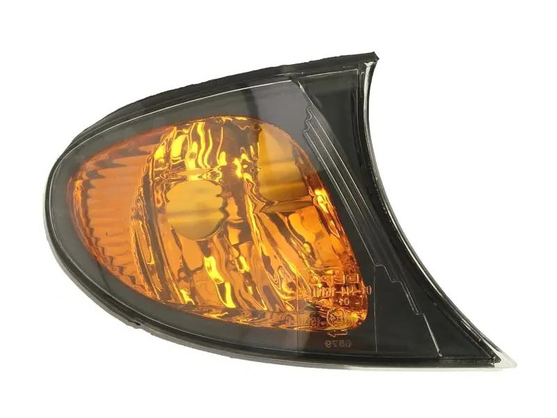 Покажчик повороту правий BMW 3 E46 01-06 (Depo) жовтий, чорна вставка 63136910980