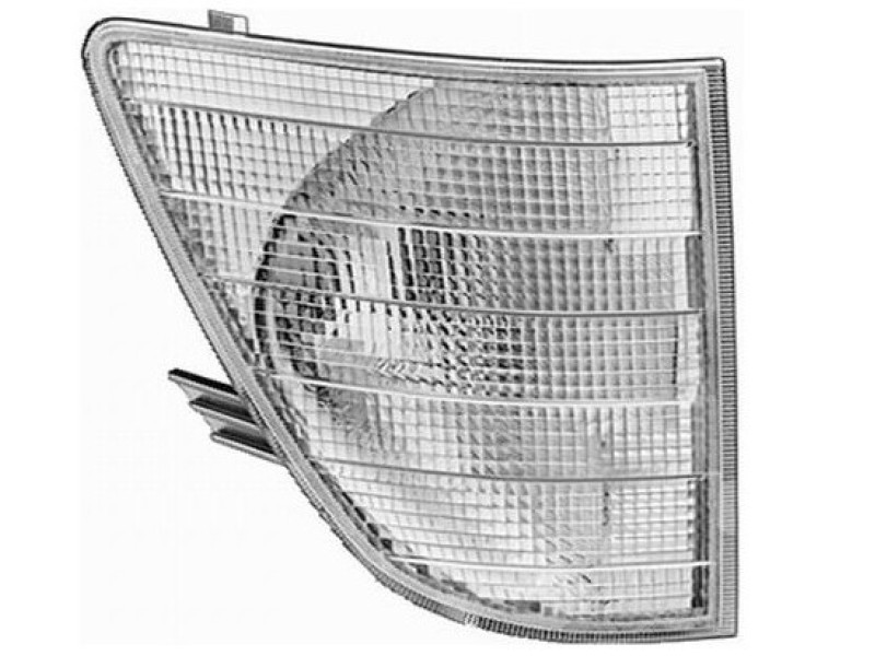 Покажчик повороту правий Mercedes Sprinter W901 95-00 (TYC) білий 9018200221