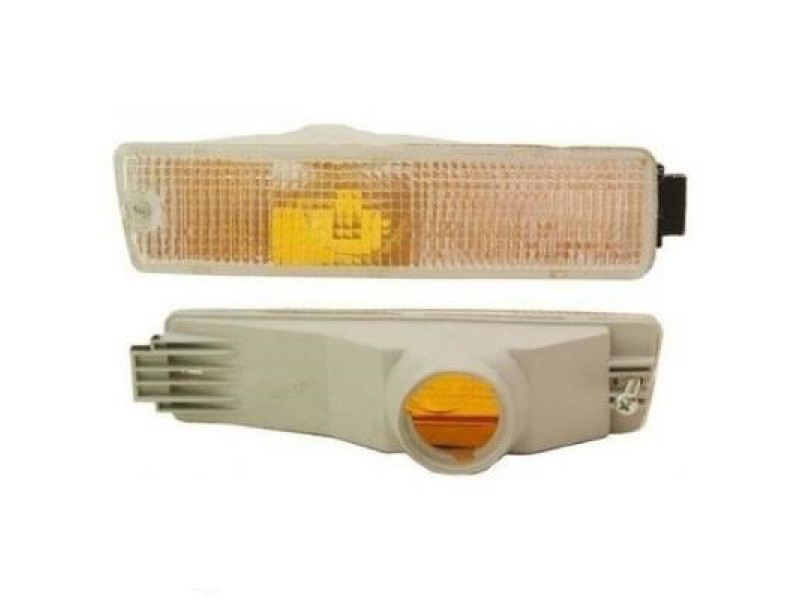 Покажчик повороту в бампері правий VW Golf 2 83-91, Jetta 89-81 (Depo) білий 191953156C1