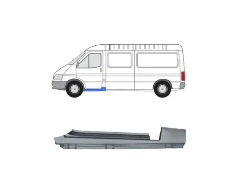 Поріг передній лівий Ford Transit 91-00 (PL)