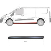 Поріг лівий Peugeot Expert, Citroen Jumpy, Fiat Scudo 07-15 (Klokkerholm) довга база