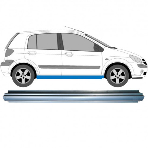 Поріг лівий/правий ремчастина Hyundai Getz 02-11 (PL) 