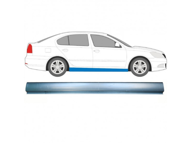 Поріг лівий/правий ремкомплект Skoda Octavia A5 05-12 (Polcar)