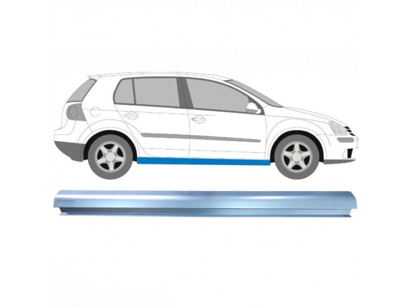 Поріг лівий/правий ремкомплект VW Golf 5 хетчбек 03-09 (Polcar)