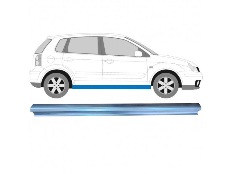Поріг лівий/правий ремкомплект VW Polo 4 01-09 (PL)