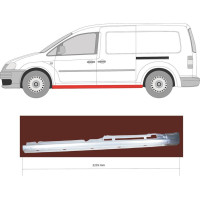 Поріг лівий VW Caddy 3 Maxi 04-15 (KH) 4 двері
