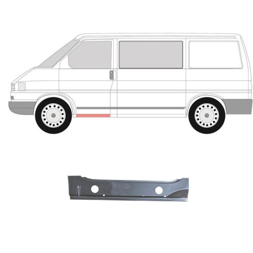 Поріг внутрішній передній лівий VW Transporter T4 1990-2003 Klokkerholm