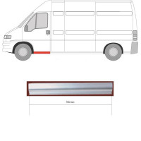 Поріг передній лівий Citroen Jumper, Fiat Ducato, Peugeot Boxer 94-06 (PL)