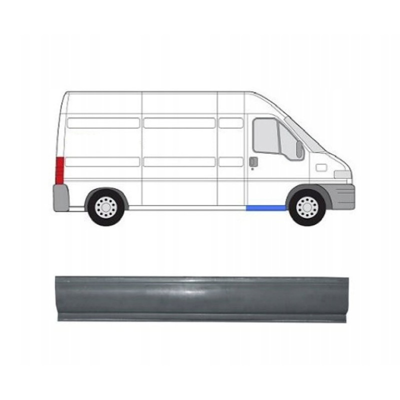 Поріг передній правий Citroen Jumper, Fiat Ducato, Peugeot Boxer 94-06 (PL)