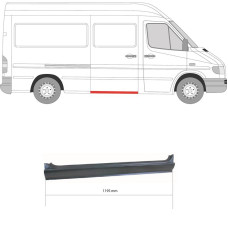 Поріг правий Mercedes Sprinter W901-W903, VW LT 2 95-06 (FPS)