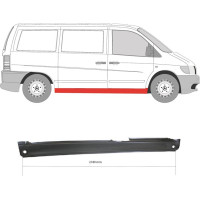 Поріг правий Mercedes Vito W638 96-03 повний (Klokkerholm)