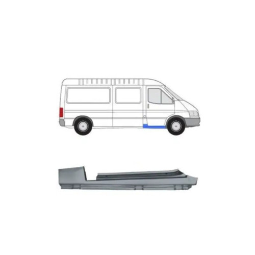 Поріг передній правий Ford Transit 1991-2000 (PL)