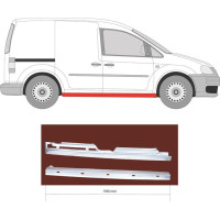 Поріг правий VW Caddy 3 04-15 (KH) 3/4 двері