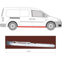 Поріг правий VW Caddy 3 Maxi 04-15 (Klokkerholm) 4 двері