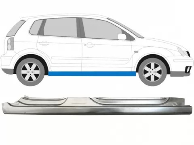 Поріг правий VW Polo 4 01-09 (PL)