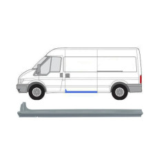 Поріг середній лівий під дверима Ford Transit 2000-2013 повний, 143 см