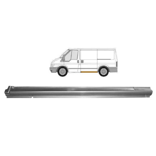 Поріг середній лівий під дверима Ford Transit 2000-2014 коротка база Польща 2509001E-P