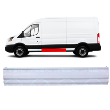 Поріг середній лівий (висота 27 см) Ford Transit VII 2014- Klokkerholm 2512001