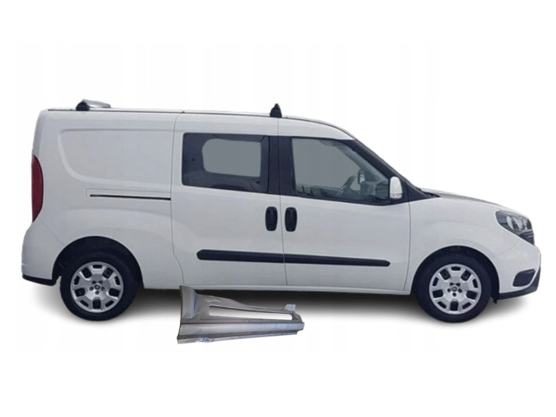 Поріг середній правий під бічними дверима Fiat Doblo II 2010-2023, Opel Combo D 2012-2018 2043016