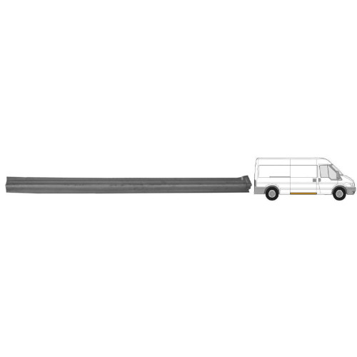 Поріг середній правий під дверима Ford Transit 2000-2013 (Польща) довга база