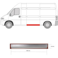 Поріг середній лівий для Citroen Jumper, Fiat Ducato, Peugeot Boxer 94-06 (PL)