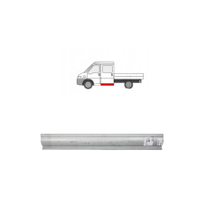Поріг задній правий/лівий подовжена кабіна Citroen Jumper, Fiat Ducato, Peugeot Boxer 94-06 (PL)