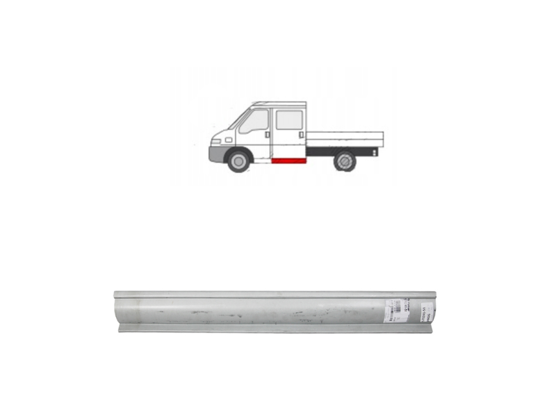 Поріг задній правий/лівий подовжена кабіна Citroen Jumper, Fiat Ducato, Peugeot Boxer 94-06 (PL)