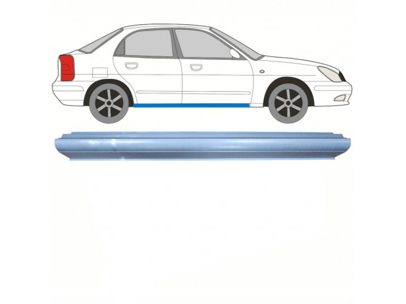 Порог правий/лівий ремкомплект Daewoo Nubira 97-04 (PL)