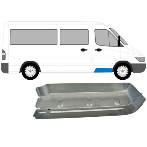 Повна сходинка передньої двері права Mercedes Sprinter W901-W903, VW LT 2 POTRYKUS