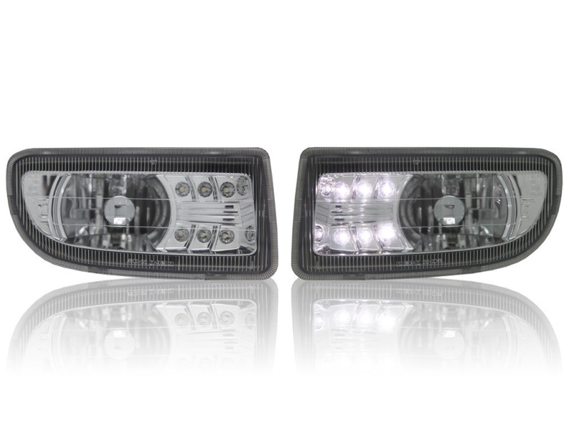 Протитуманні фари Toyota Land Cruser 100 98-07 ліва права LED HB4 (Depo) тюнінг оптика