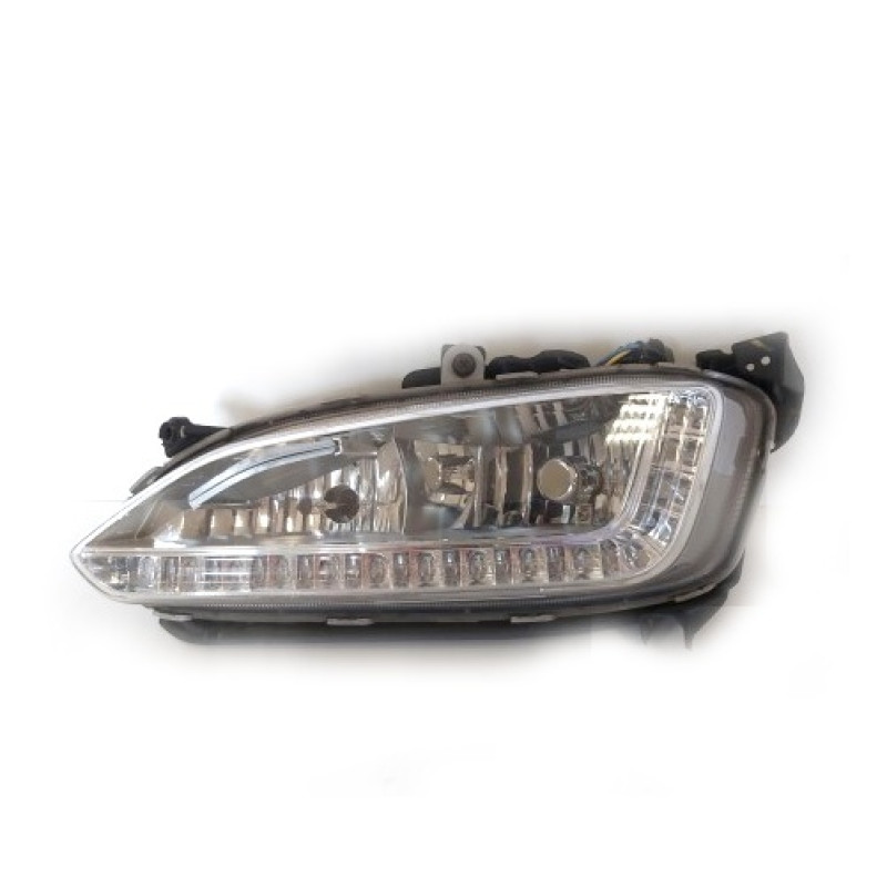 Протитуманна фара ліва Hyundai Santa Fe 3 12-16 (Китай) під лампи H8/881, без LED