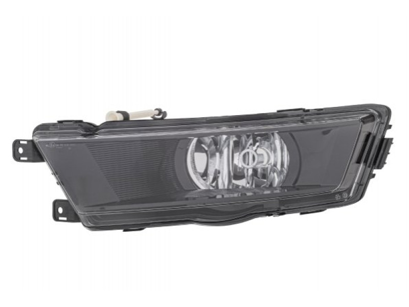 Протитуманна фара ліва Skoda Rapid 13-19 (Depo) чорна 5JA941699A