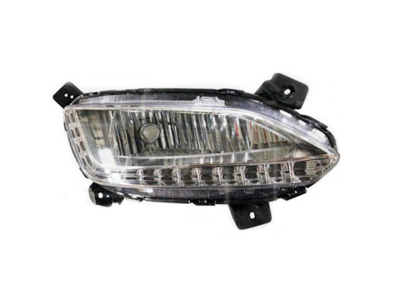 Протитуманна фара права Hyundai Santa Fe 3 12-16 (Китай) під лампу H8 LED