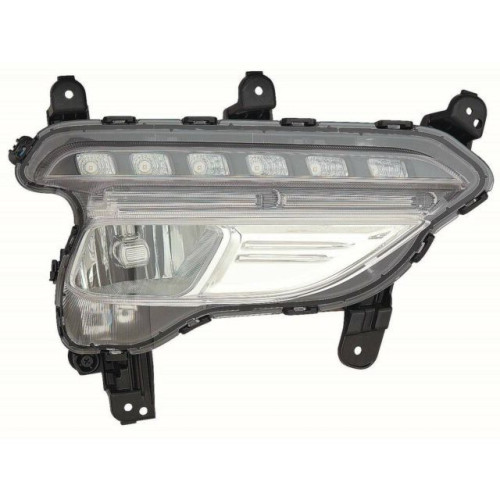Протитуманна фара права Hyundai Santa Fe 3 2016-2018 DEPO LED 92202-4Z510