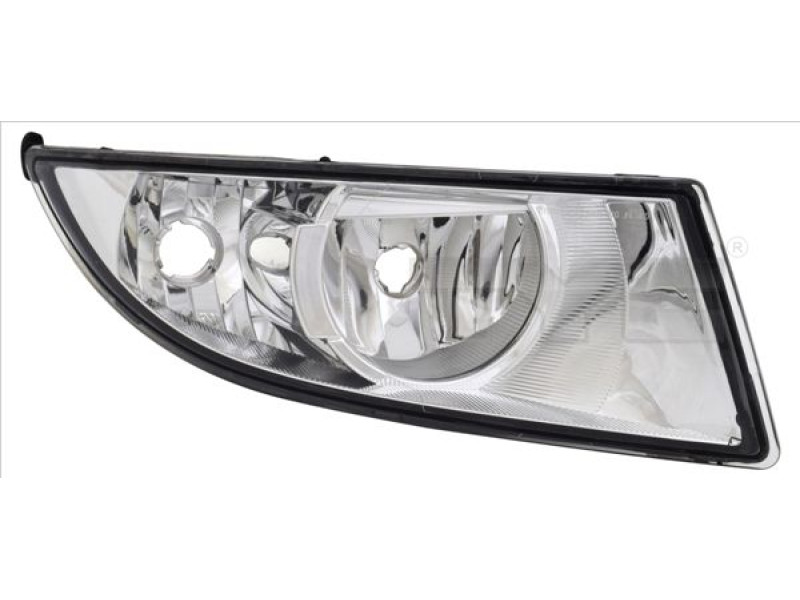 Протитуманна фара права Skoda Fabia 2 10-14 (Depo) під дві лампи 5J0941700B