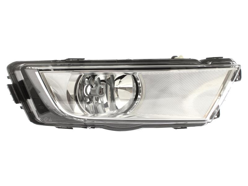 Протитуманна фара права Skoda Octavia A7 13-17 (TYC) хром 5E0941702