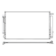 Радіатор кондиціонера Hyundai Tucson NX4 21- (FPS) 