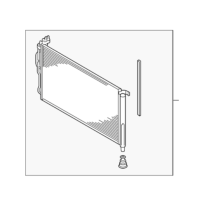 Радіатор кондиціонера Kia Forte 18- USA 2.0 L (Koyorad) 97606M7000