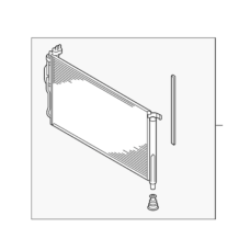 Радіатор кондиціонера Kia Forte 18- USA 2.0 L (Koyorad) 97606M7000