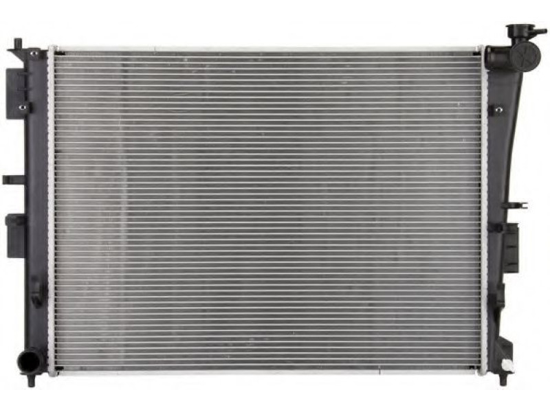 Радіатор охолодження двигуна Kia Optima 11-16 2.0 Hybrid (AVA) 253104R000