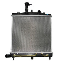 Радіатор охолодження двигуна Kia Picanto 08-11 двиг. 1.1, АКПП (AVA) 2531007530, 2531007532