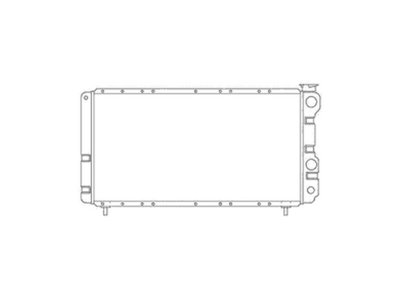 Радіатор охолодження двигуна Renault Trafic 81-01 2.0 / 2.1 D (NRF) 7700696714