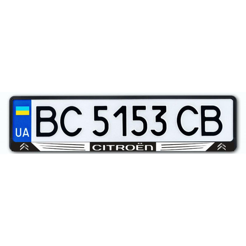 Рамка номера передня/задня Citroen