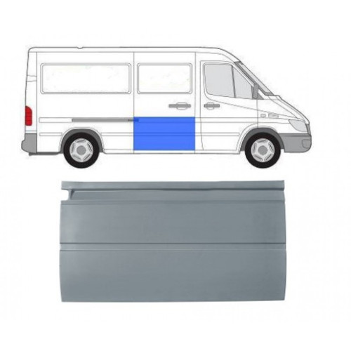 Ремчастина бічних дверей права (66  см) Mercedes Sprinter W901-W903, VW LT 2 POTRYKUS 
