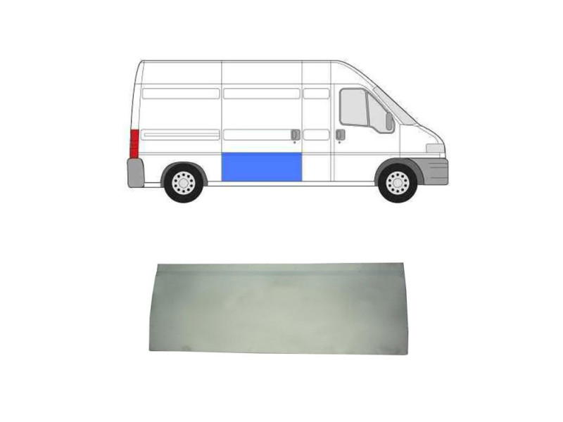 Ремчастина бічної двері права Fiat Ducato, Citroen Jumper, Peugeot Boxer 94-06 (KH)