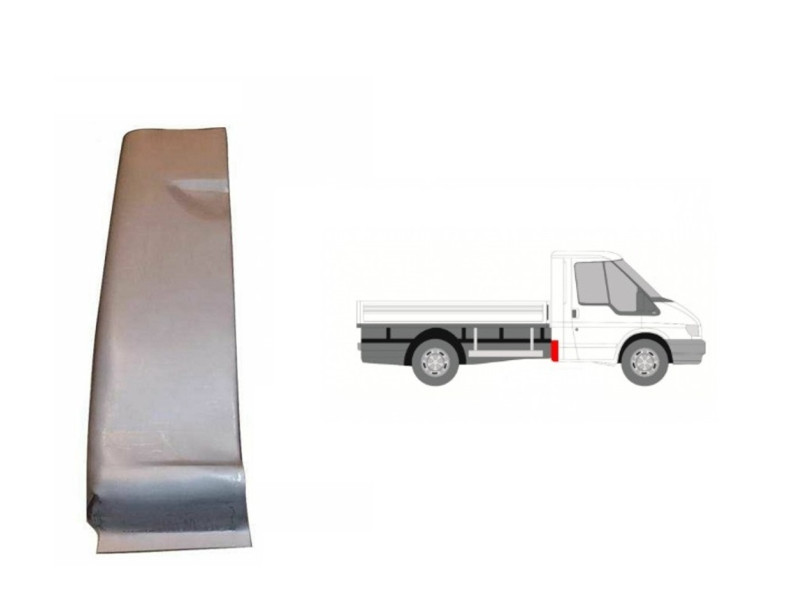 Ремчастина кузова права задня бортовий Ford Transit 2000-2013 Klokkerholm 2509704