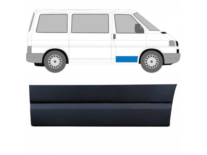 Ремчастина обшивки передньої правої пасажирської двері VW Transporter T4 90-03