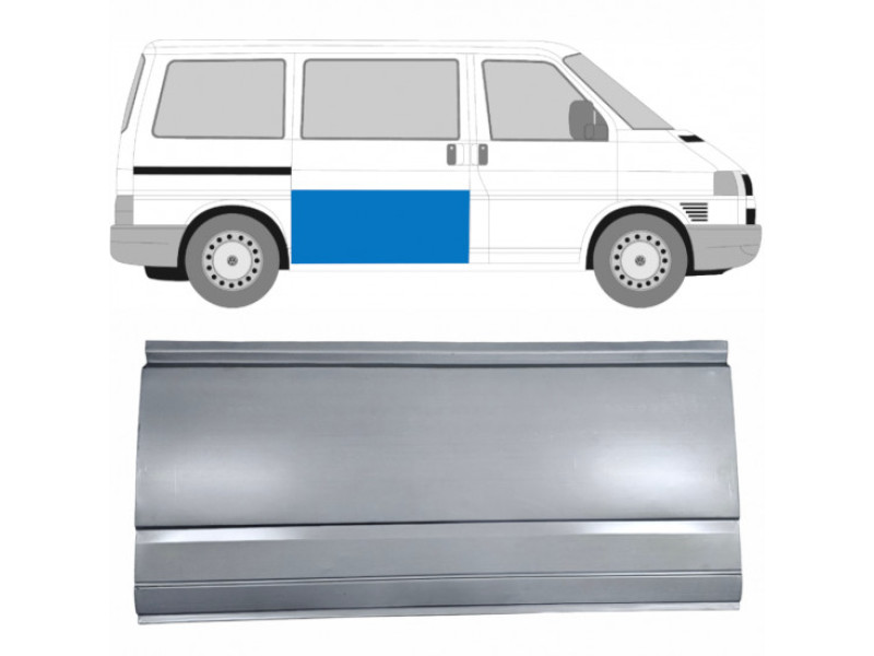 Ремчастина обшивки права бічній розсувної двері VW Transporter T4 90-03