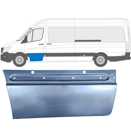 Ремчастина передніх дверей ліва Mercedes Sprinter W906, VW Crafter 1 (PL)